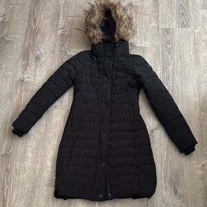SOLD ‼️ Abercrombie & Fitch Black Puffer Jacket with Hood